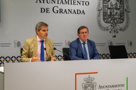 Luis González y César Díaz en rueda de prensa (PP) Luis González y César Díaz en rueda de prensa (PP)