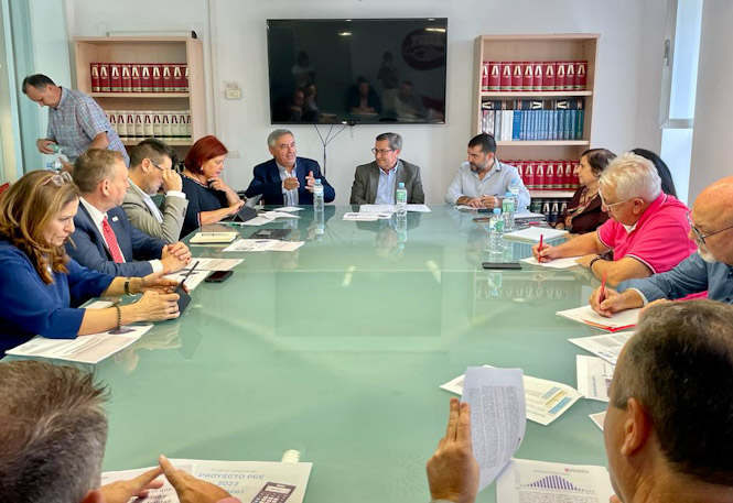 Imagen de la reunión (PSOE)
