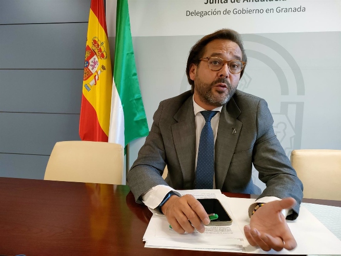 El delegado del Gobierno andaluz en Granada, Antonio Granados, en una entrevista con Europa Press (EUROPA PRESS) 