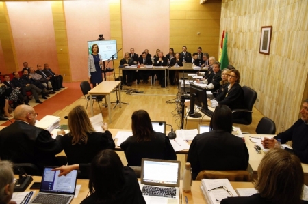 Primera sesión del juicio por el caso Serrallo, a principios de febrero de 2020 (EUROPA PRESS-ÁLEX CÁMARA / ARCHIVO) Primera sesión del juicio por el caso Serrallo, a principios de febrero de 2020 (EUROPA PRESS-ÁLEX CÁMARA / ARCHIVO)