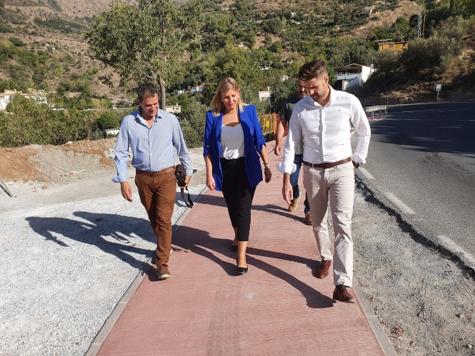 Imagen de la visita a Lanjarón (JUNTA)