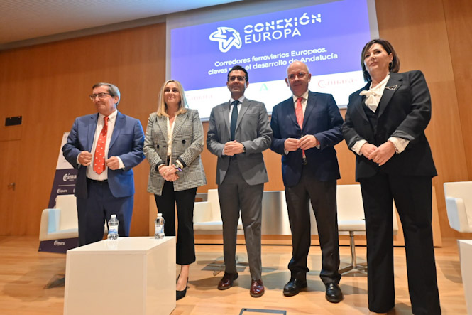 Inauguración de la jornada sobre corredores ferroviarios europeos (JUNTA)
