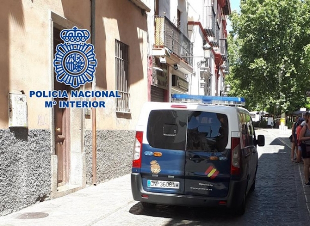 Imagen de un furgón policíal (POLICÍA NACIONAL) Imagen de un furgón policíal (POLICÍA NACIONAL)