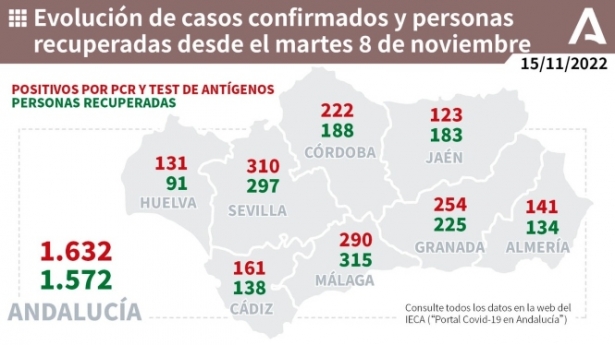 Evolución de la pandemia en Andalucía (JUNTA DE ANDALUCIA)