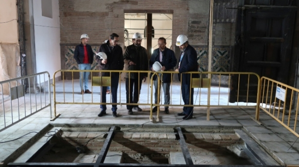 Imagen de la visita a la obra (JUNTA)