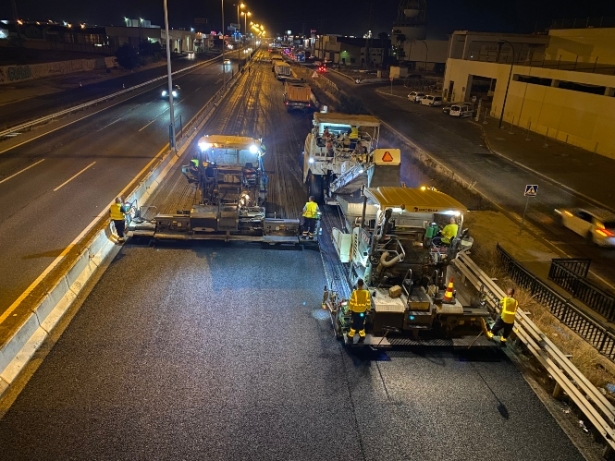 Obras en la autovía (JUNTA)
