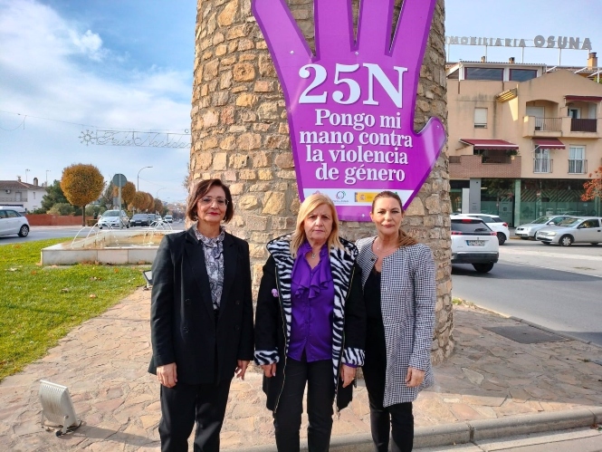 Concha Insua junto a las concejales de Cs en el Ayuntamiento de Albolote (CS)