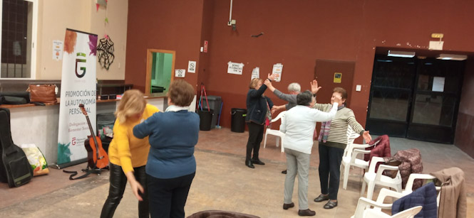 Taller de musicoterapia celebrado en Chimeneas (CONSORCIO)