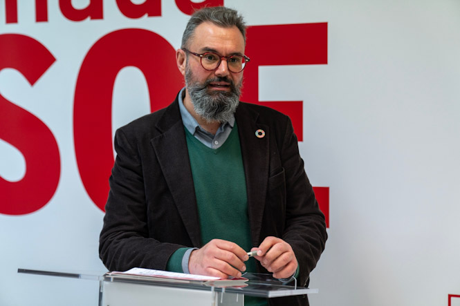 El secretario de Política Municipal del PSOE de la capital, Pablo Hervás (PP) 