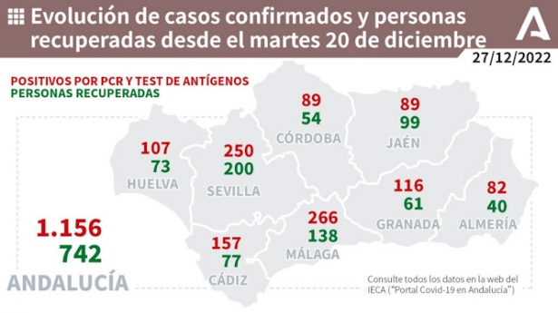 Evolución de la pandemia en Andalucia (JUNTA)