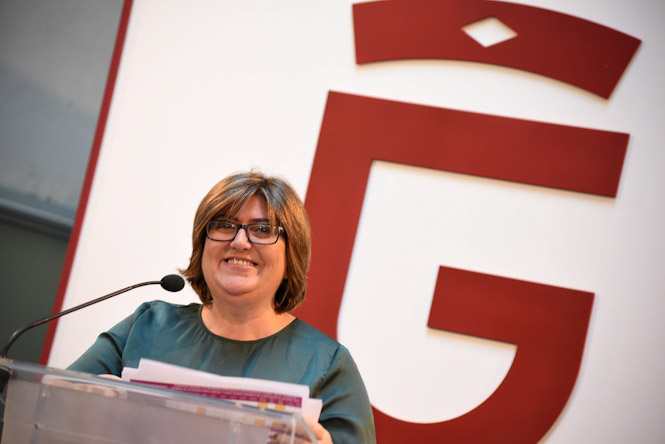 La diputada de Empleo y Desarrollo Sostenible, Ana Muñoz (R. MARTÍNEZ/ DIPGRA)