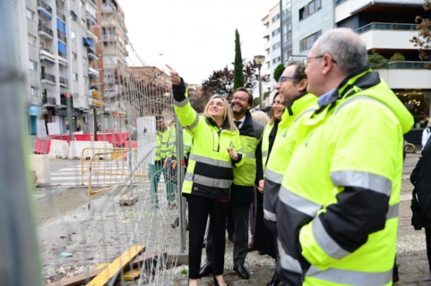 Visita a las obras de la Calle Arabial (JUNTA) Visita a las obras de la Calle Arabial (JUNTA)