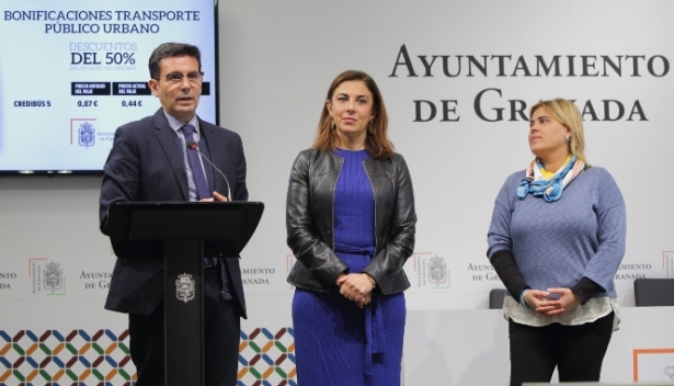 Presentación de las bonificaciones al transporte público (AYTO. GRANADA) Presentación de las bonificaciones al transporte público (AYTO. GRANADA)