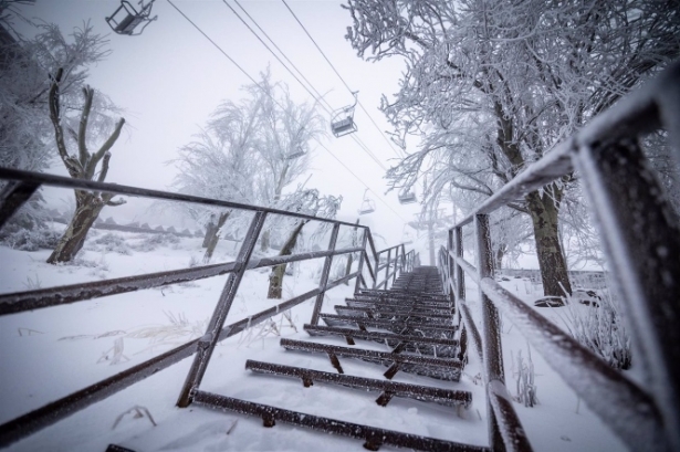 La estación de esquí de Sierra Nevada est pasado miércoles tras recibir la nevada más importante de la temporada (CETURSA SIERRA NEVADA)