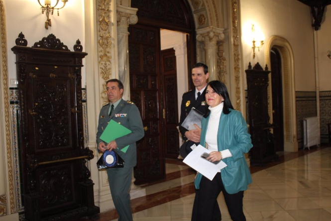 La subdelegada del Gobierno en Granada, Inmaculada López Calahorro, antes de ofrecer una rueda de prensa en Subdelegación (SUBDELEGACIÓN DEL GOBIERNO EN GRANADA)