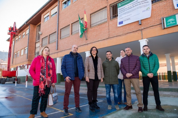 Imagen de la visita al CEIP Cristóbal de Arce de La Peza (JUNTA)