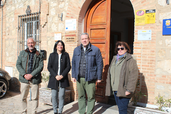 Imagen de la visita a Iznalloz (SUBDELEGACIÓN)