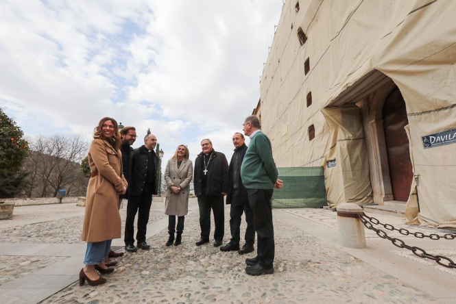Imagen de la visita a la Abadía del Sacromonte (JUNTA) 