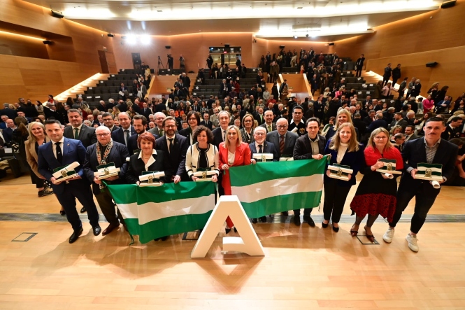Entrega de las banderas de ANdalucía (JUNTA)
