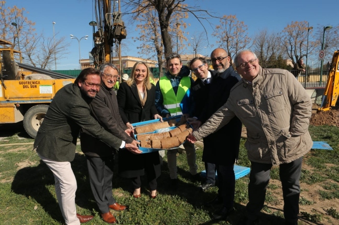 Inicio de las catas geotécnicas (JUNTA) 
