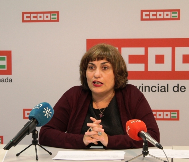 La secretaria de la Mujer de CCOO de Granada, Clara Castarnado (CCOO) La secretaria de la Mujer de CCOO de Granada, Clara Castarnado (CCOO)
