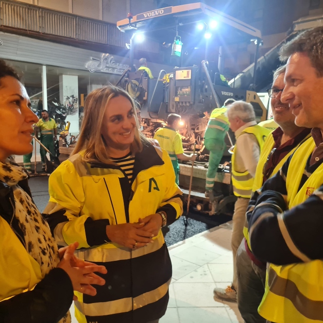 la Consejera de Fomento ha visitado las obras (JUNTA)