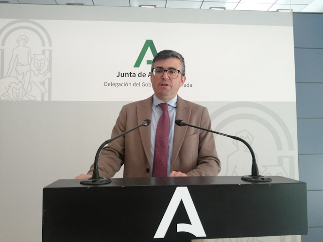 El delegado territorial de Empleo, Empresa y Trabajo Autónomo de la Junta de Andalucía en Granada, José Javier Martín (JUNTA)