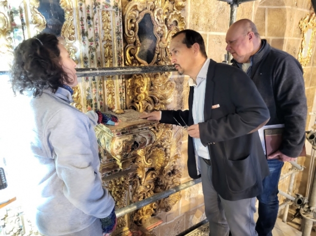 Visita al retablo mayor de la iglesia de Alfacar (JUNTA) Visita al retablo mayor de la iglesia de Alfacar (JUNTA)