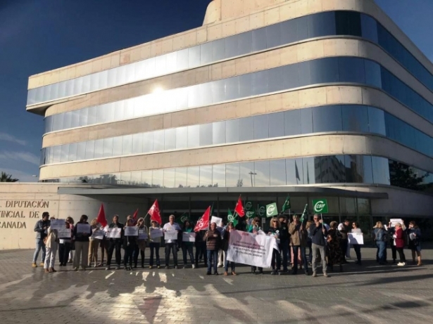 Imagen de la concentración (CCOO)