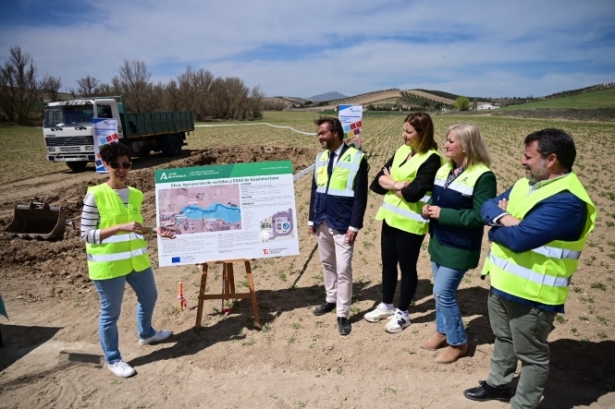 Puesta de la primera piedra de la EDAR de Guadahortuna (JUNTA) Puesta de la primera piedra de la EDAR de Guadahortuna (JUNTA)
