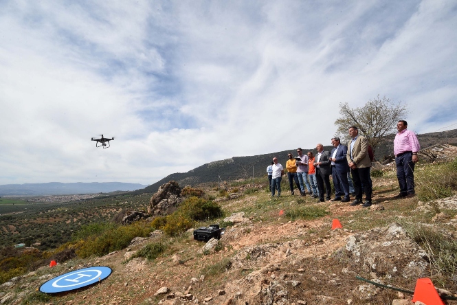 Imagen del dron (R. MARTÍNEZ / DIPGRA) 