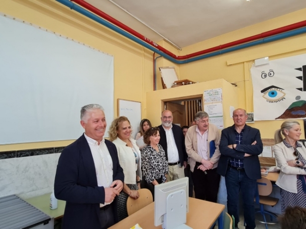 Imagen de la visita al CEIP Tínar (DIPGRA) 