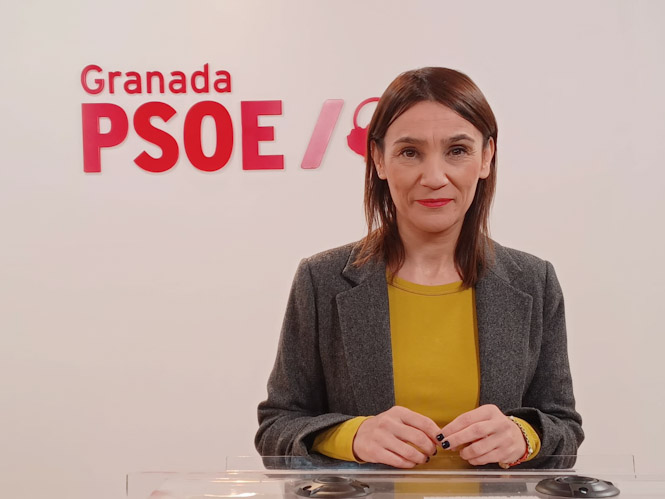 La parlamentaria andaluza del PSOE, Olga Manzano (PSOE)