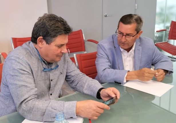 Imagen de la reunión (PSOE) Imagen de la reunión (PSOE)