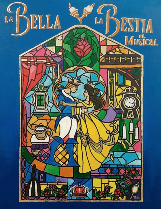 Cartel de La Bella y la Bestia (LA ABRBARIE) Cartel de La Bella y la Bestia (LA ABRBARIE)