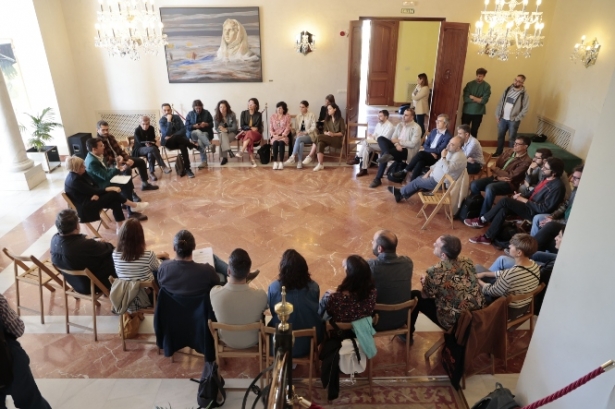 Reunión con el sector del cine (JAVIER ALGARRA / AYUNTAMIENTO) Reunión con el sector del cine (JAVIER ALGARRA / AYUNTAMIENTO)