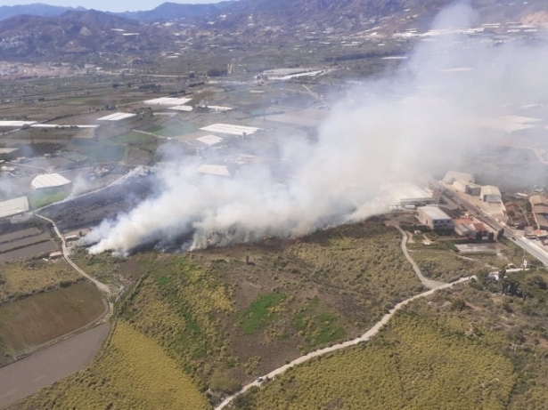 Incendio agrícola entre Motril y Salobreña (INFOCA)