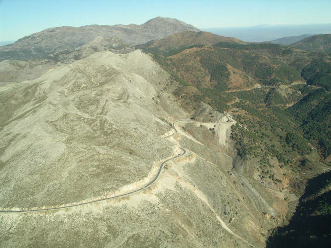 Vista aérea de Sierra Blanca (UGR)