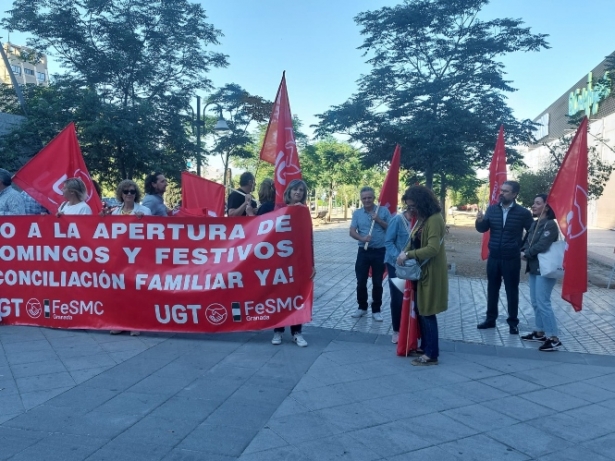 Imagen de la protesta (UGT)