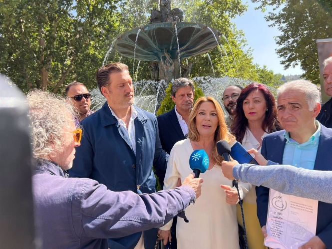 Rueda de prensa conjunta de CS y la plataforma Gran Granada (CS)