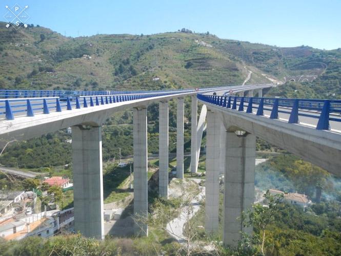 Viaducto de Río Verde. P.K. 913+400 de la autovía del Mediterráneo A-7 (SUBDELEGACIÓN DEL GOBIERNO EN GRANADA)