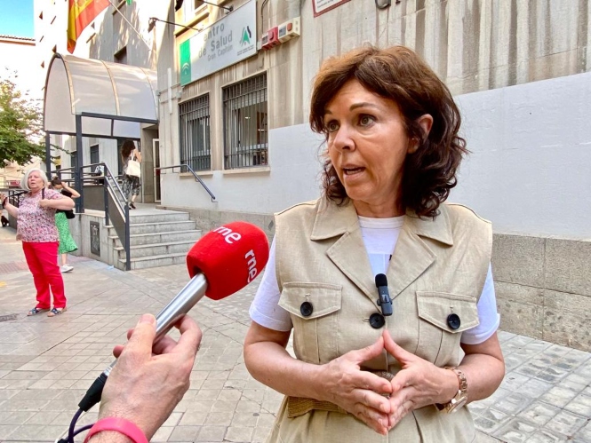 La parlamentaria andaluza del PSOE, Mari Ángeles Prieto (PSOE)