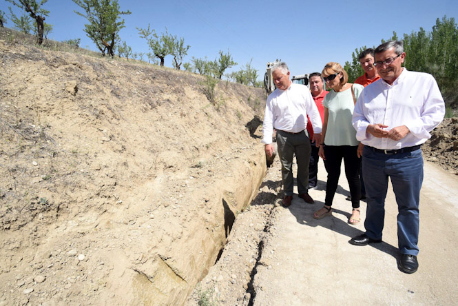 Imagen de la visita a las obras (R. MARTÍNEZ/DIPGRA)