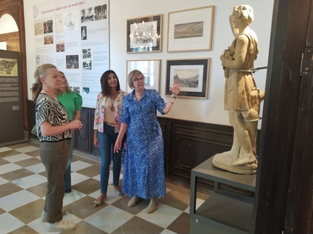 De Leyva en el Carmen de los Mártires tras renovación museistic (PSOE) De Leyva en el Carmen de los Mártires tras renovación museistic (PSOE)