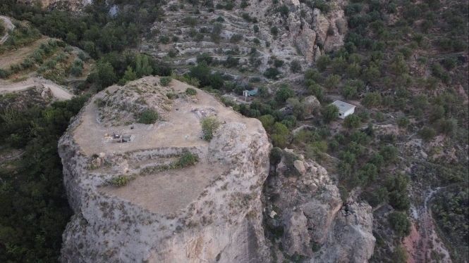 Peñón del Fuerte, en Yegen (INTERMEDIA COMUNICACIÓN) 