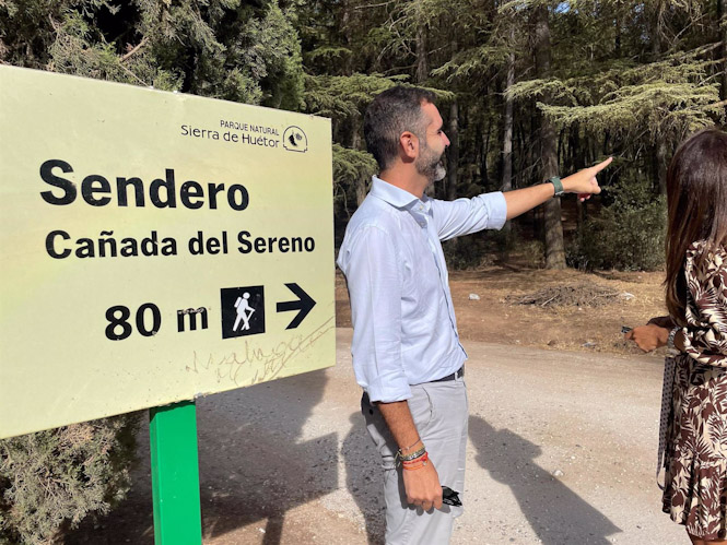 Ramón Fernández-Pacheco, en el Parque Natural Sierra de Huétor (JUNTA)
