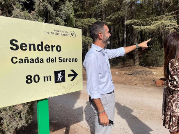 Ramón Fernández-Pacheco, en el Parque Natural Sierra de Huétor (JUNTA)