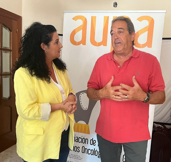 Imagen de la visita a la Asociación Aúpa (DIPGRA)