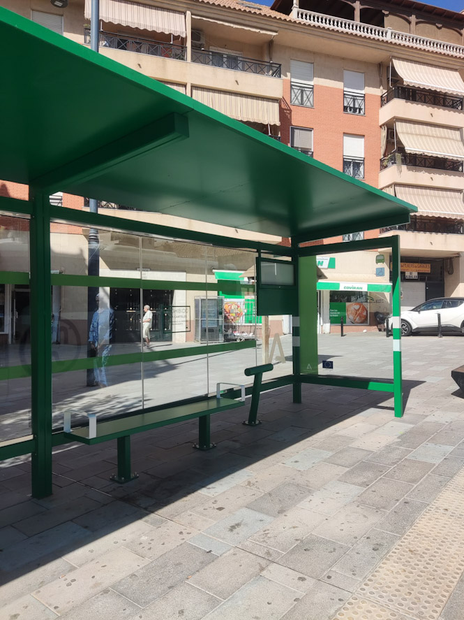 Una de las marquesinas (JUNTA)