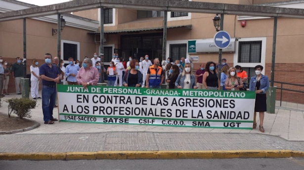 Concentración contra una agresión a una médica de familia, en imagen de archivo (CCOO) Concentración contra una agresión a una médica de familia, en imagen de archivo (CCOO)